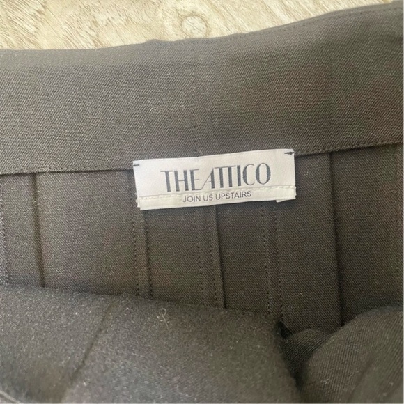 The Attico Black Pleated Skirt - Picture 2 of 3